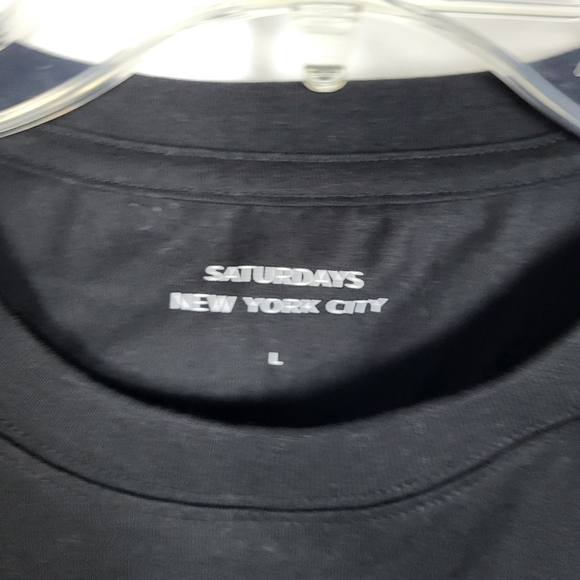 SATURDAYS New York City Script Standard short sleeve tee NWT - Picture 3 of 5